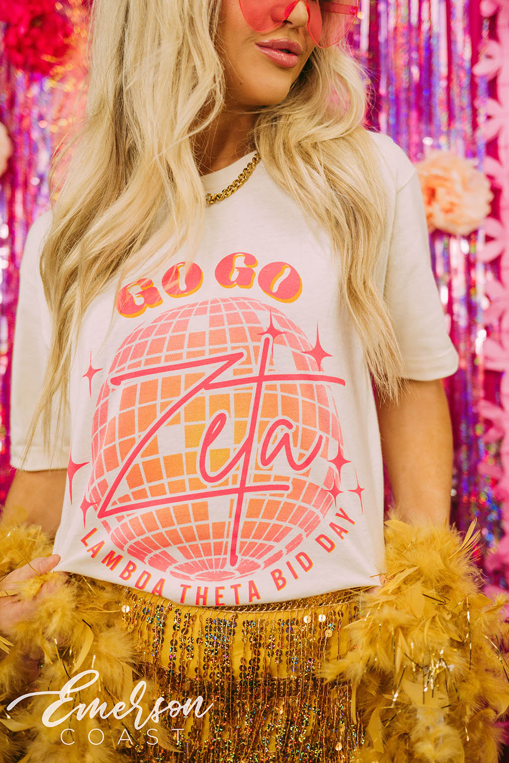 Zeta Tau Alpha Bid Day Disco Tee