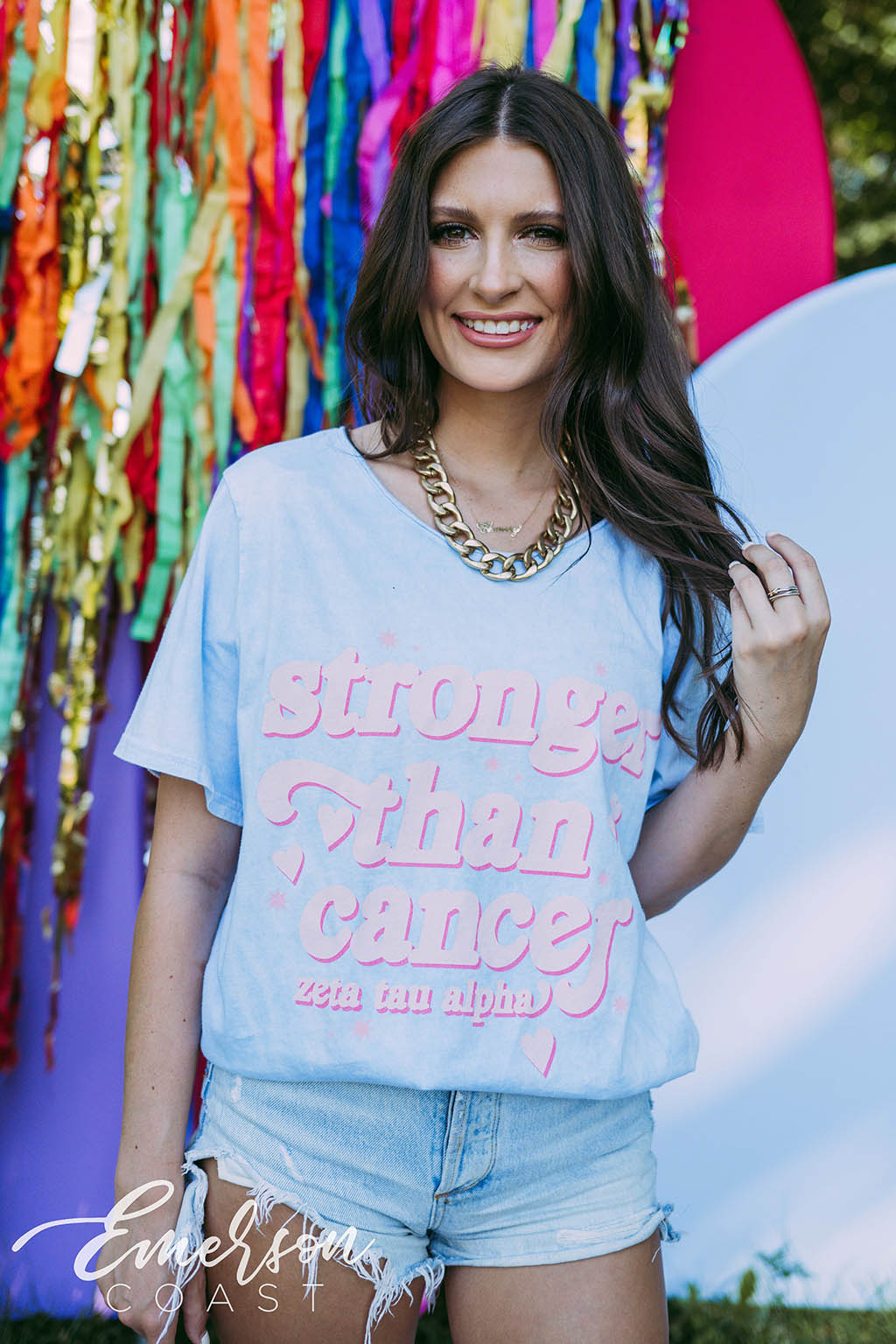 Zeta Tau Alpha Philanthropy Stronger Than Cancer Tee
