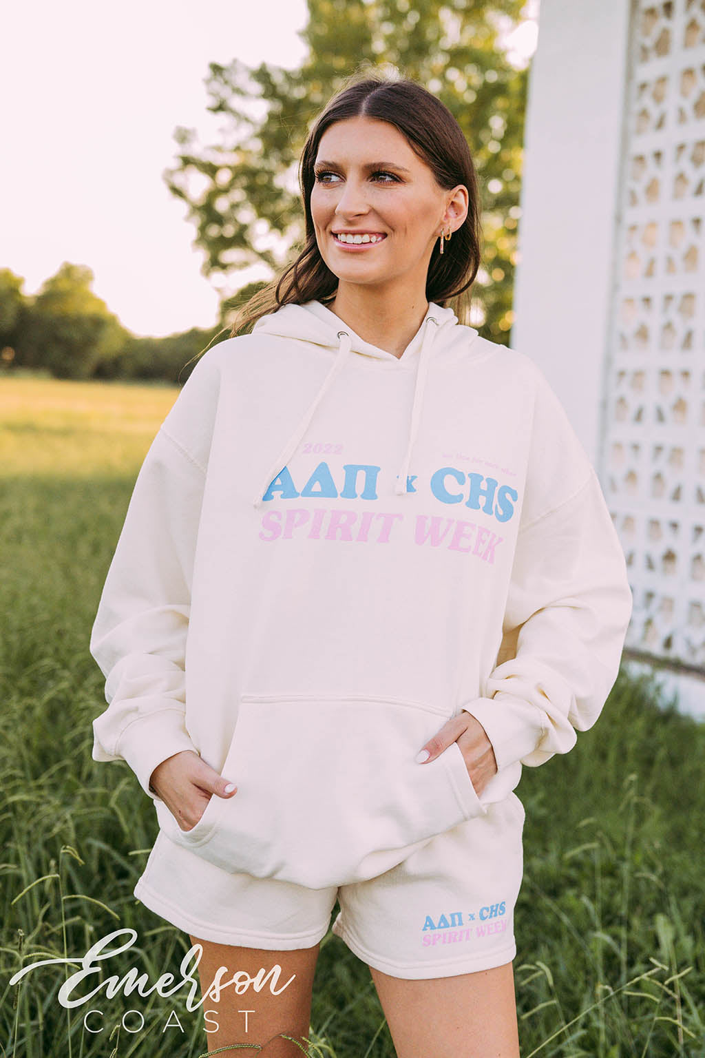 Alpha Delta Pi x CHS Spirit Sweat Shorts