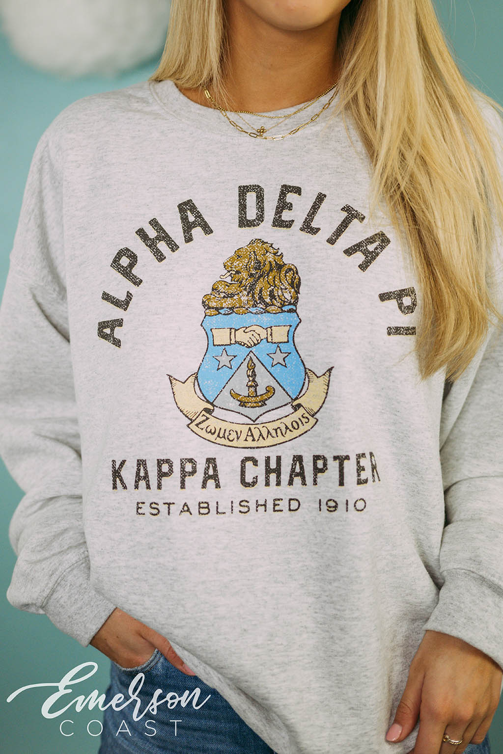 Alpha Delta Pi Crest Sweatshirt
