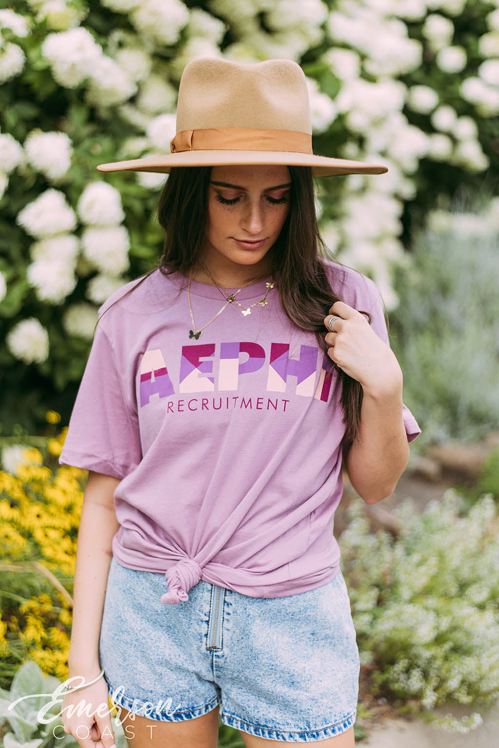 AEPHI Lilac Recruitment Tee