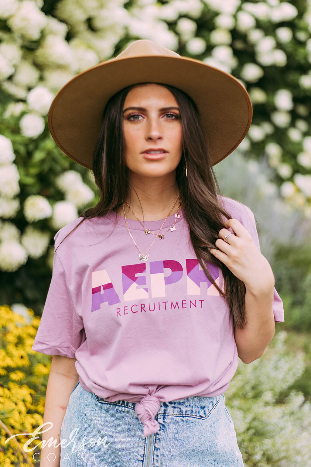 AEPHI Lilac Recruitment Tee