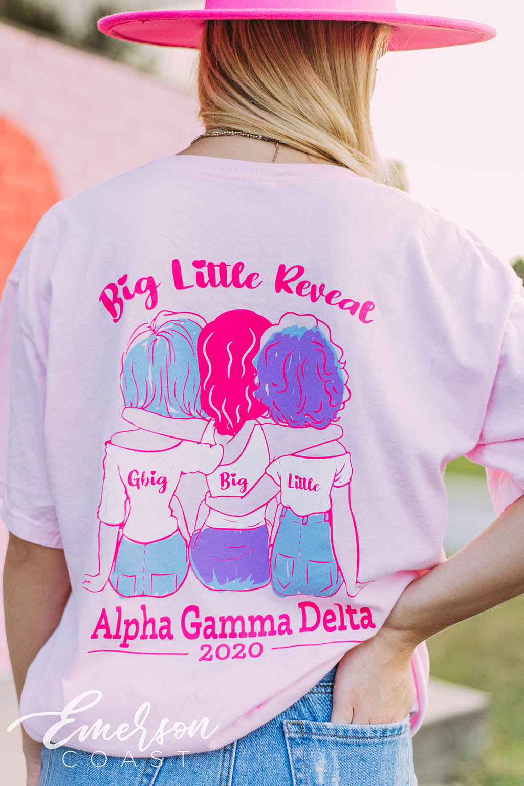 Alpha Gam Big Little Reveal Tee