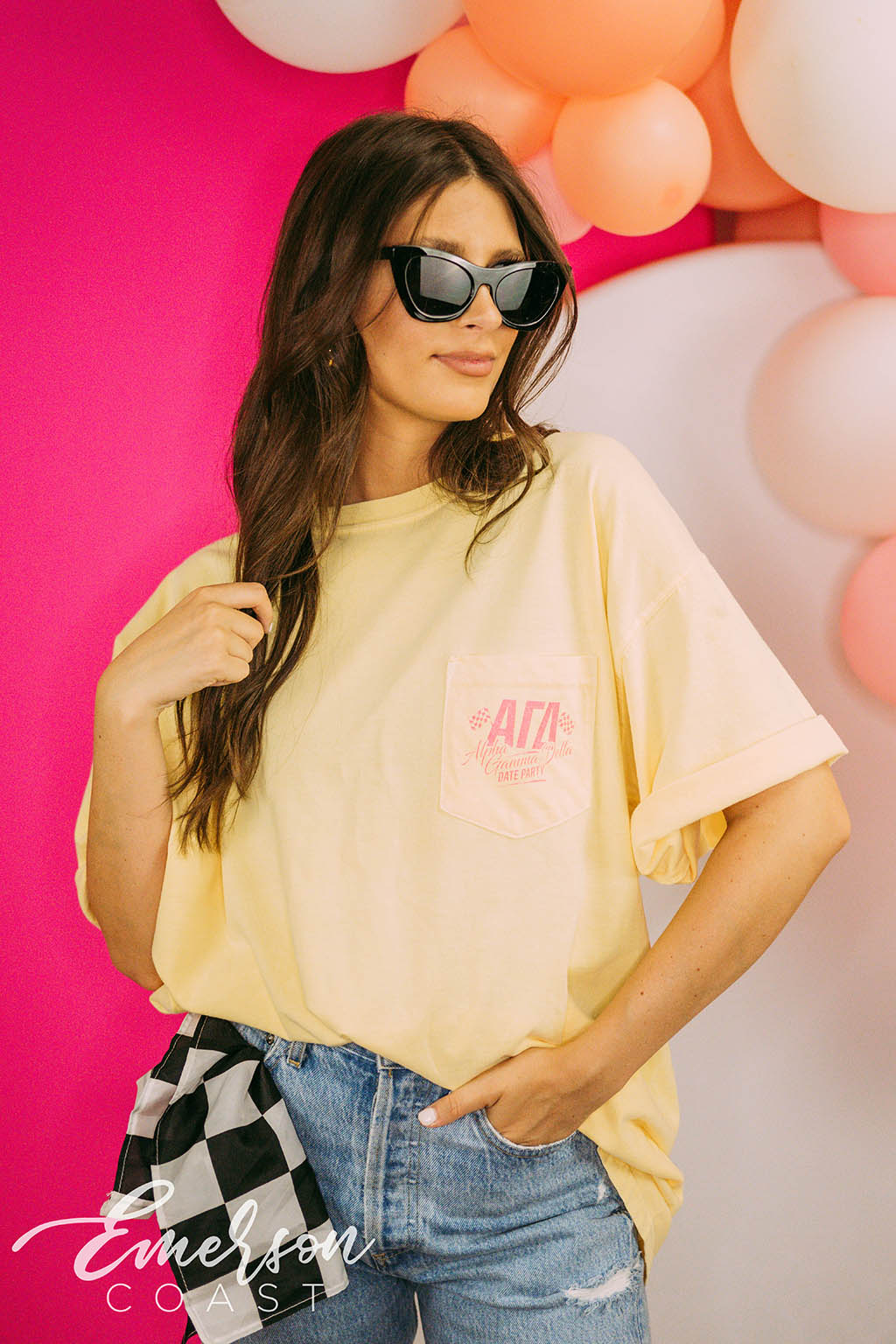 Alpha Gamma Delta Date Party Nascar Tee