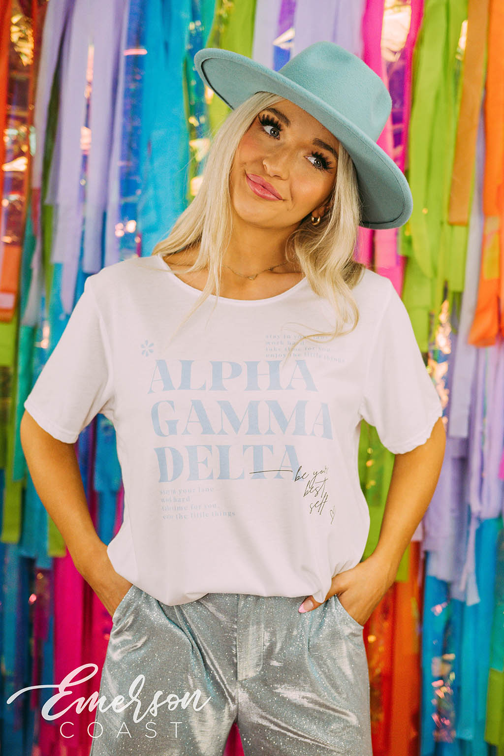 Alpha Gamma Delta Recruitment Be Your Best Self Tee