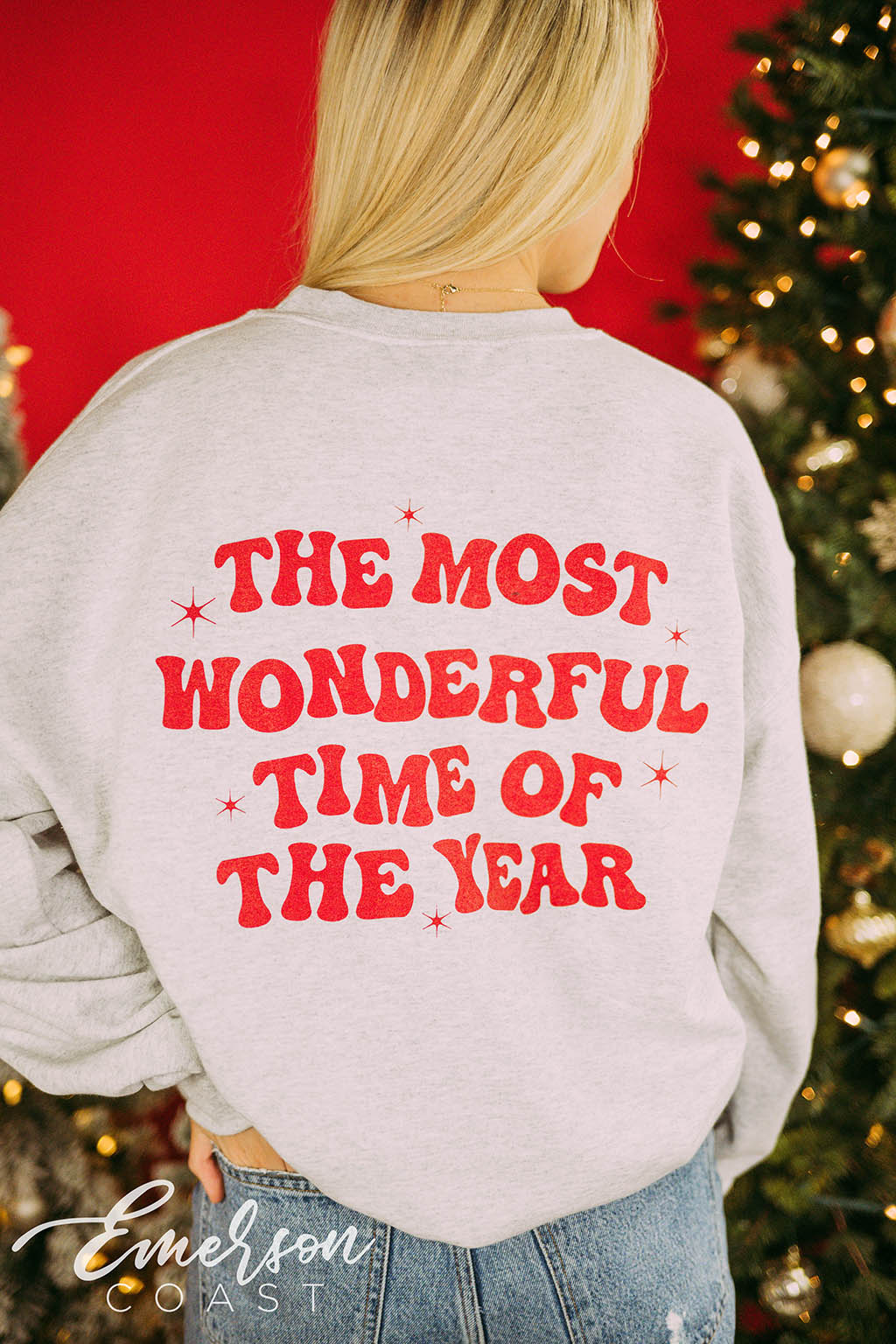 Alpha Chi Omega Holiday Morning Sweatshirt