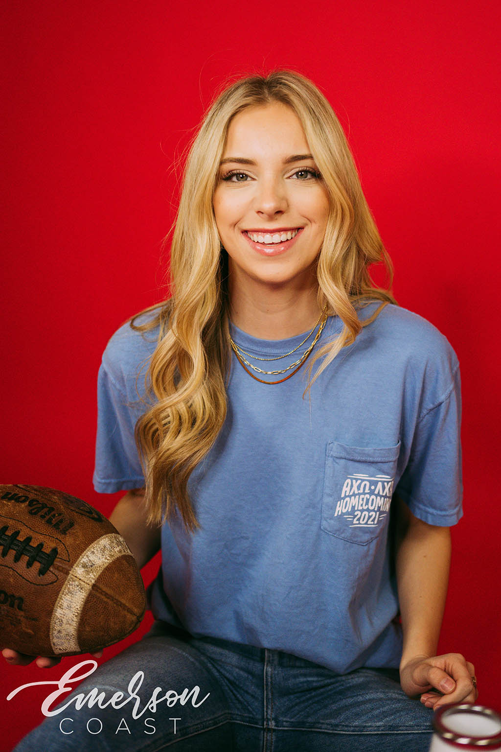 Alpha Chi Omega Helmet Homecoming Tshirt