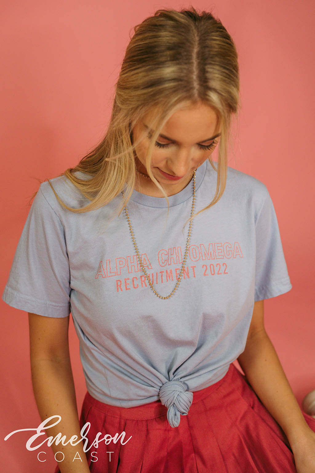 Alpha Chi Omega Simple Recruitment Tee