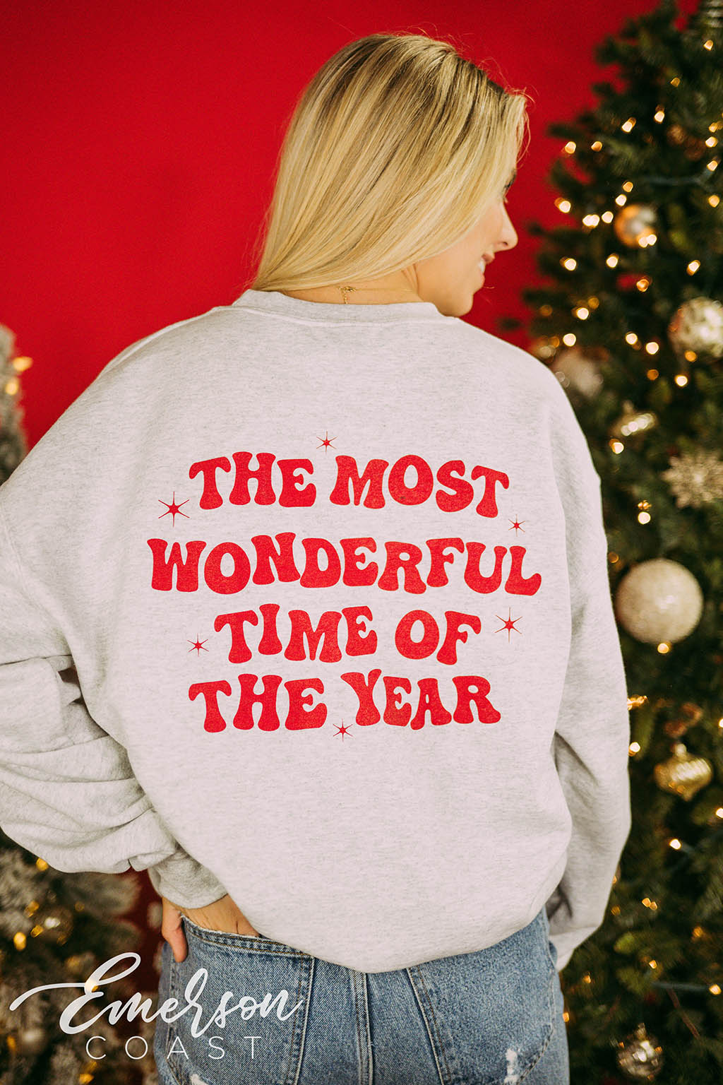 Alpha Chi Omega Holiday Morning Sweatshirt