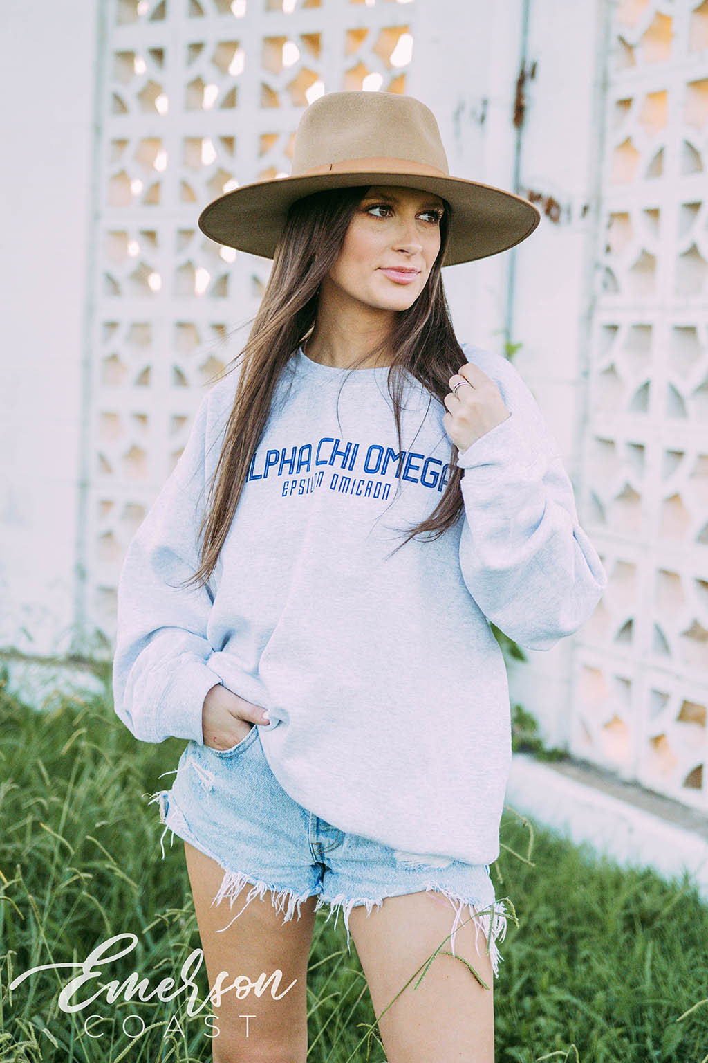 Alpha Chi Omega PR Simple Crewneck