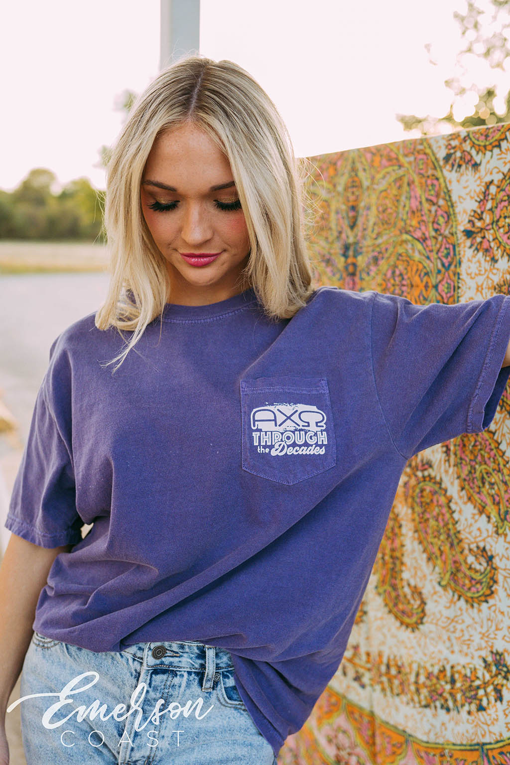 Alpha Chi Omega Social Through The Decades Tee