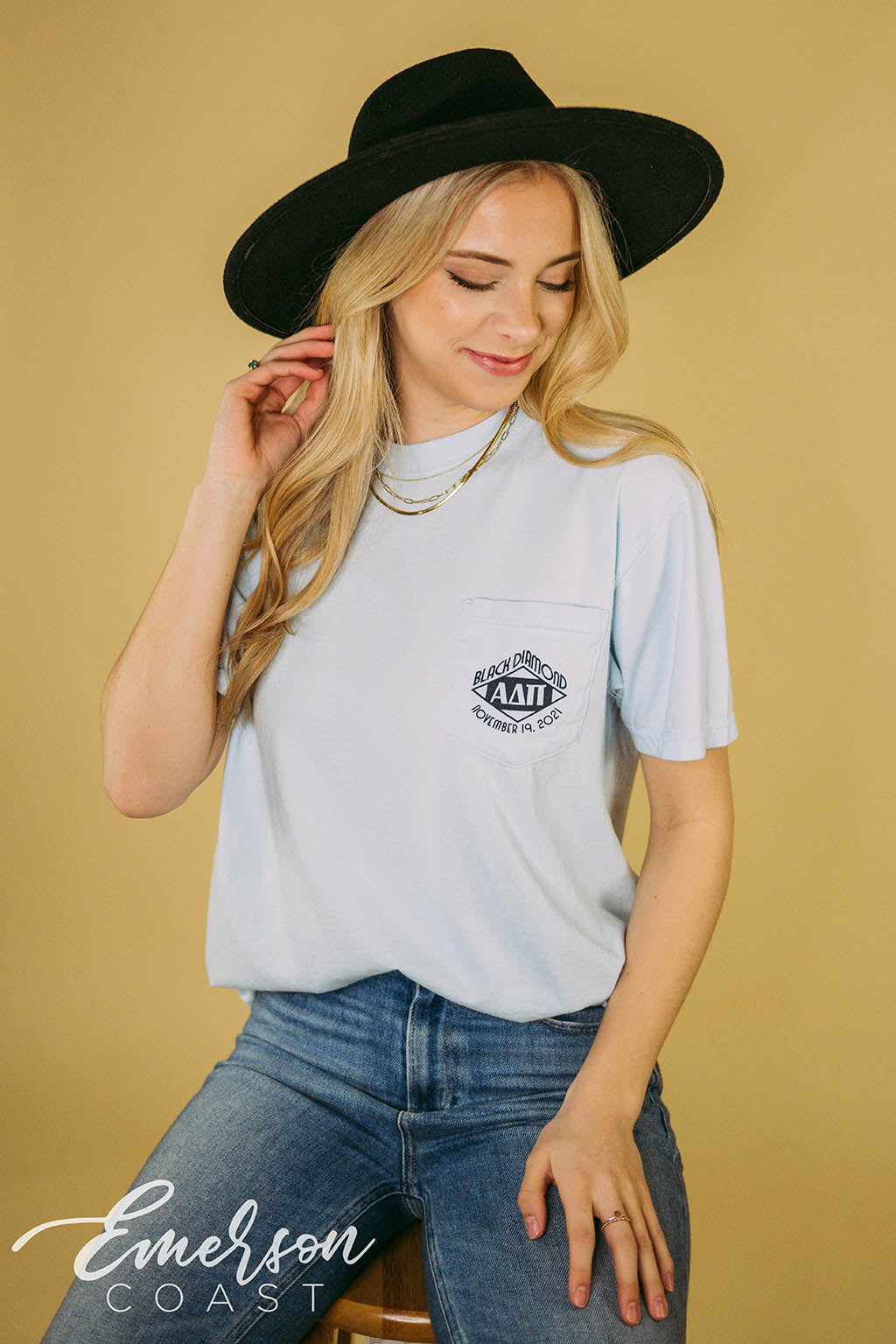 Alpha Delta Pi Black Diamond Formal T-shirt