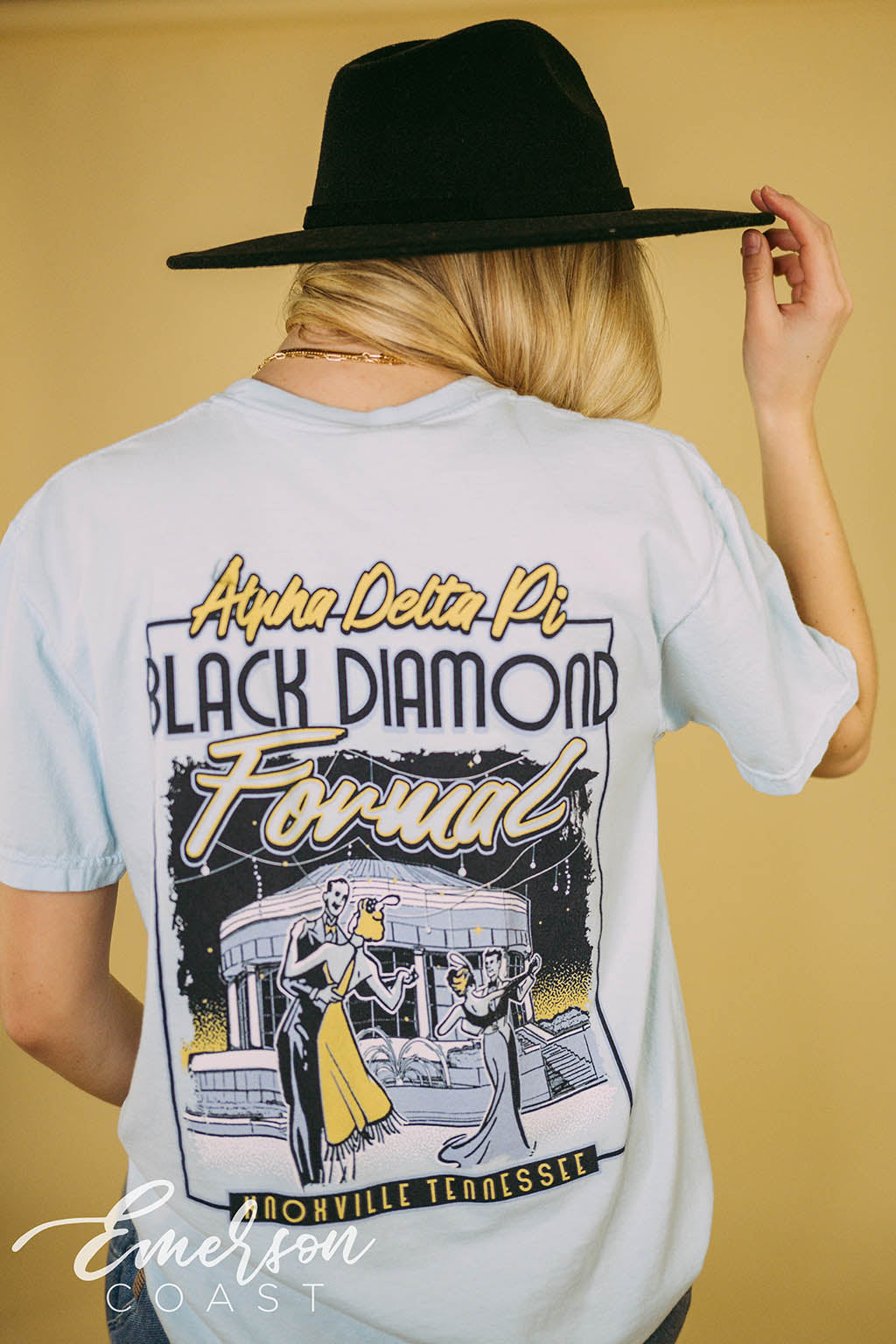 Alpha Delta Pi Black Diamond Formal T-shirt