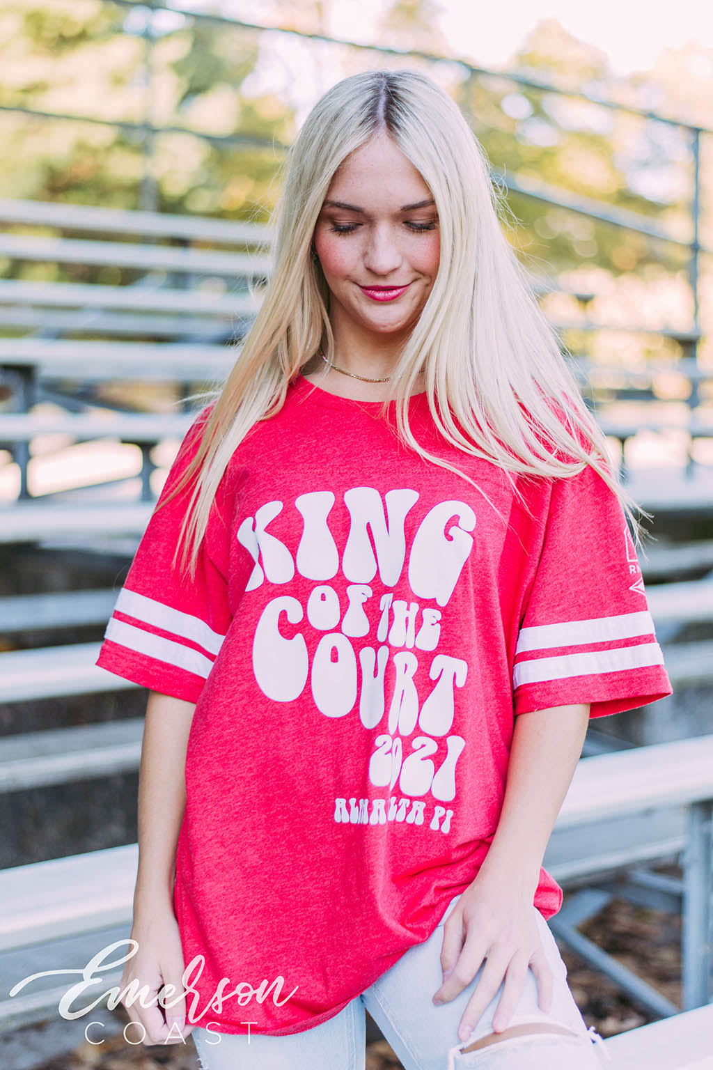 Alpha Delta Pi King of the Court Jersey Tee
