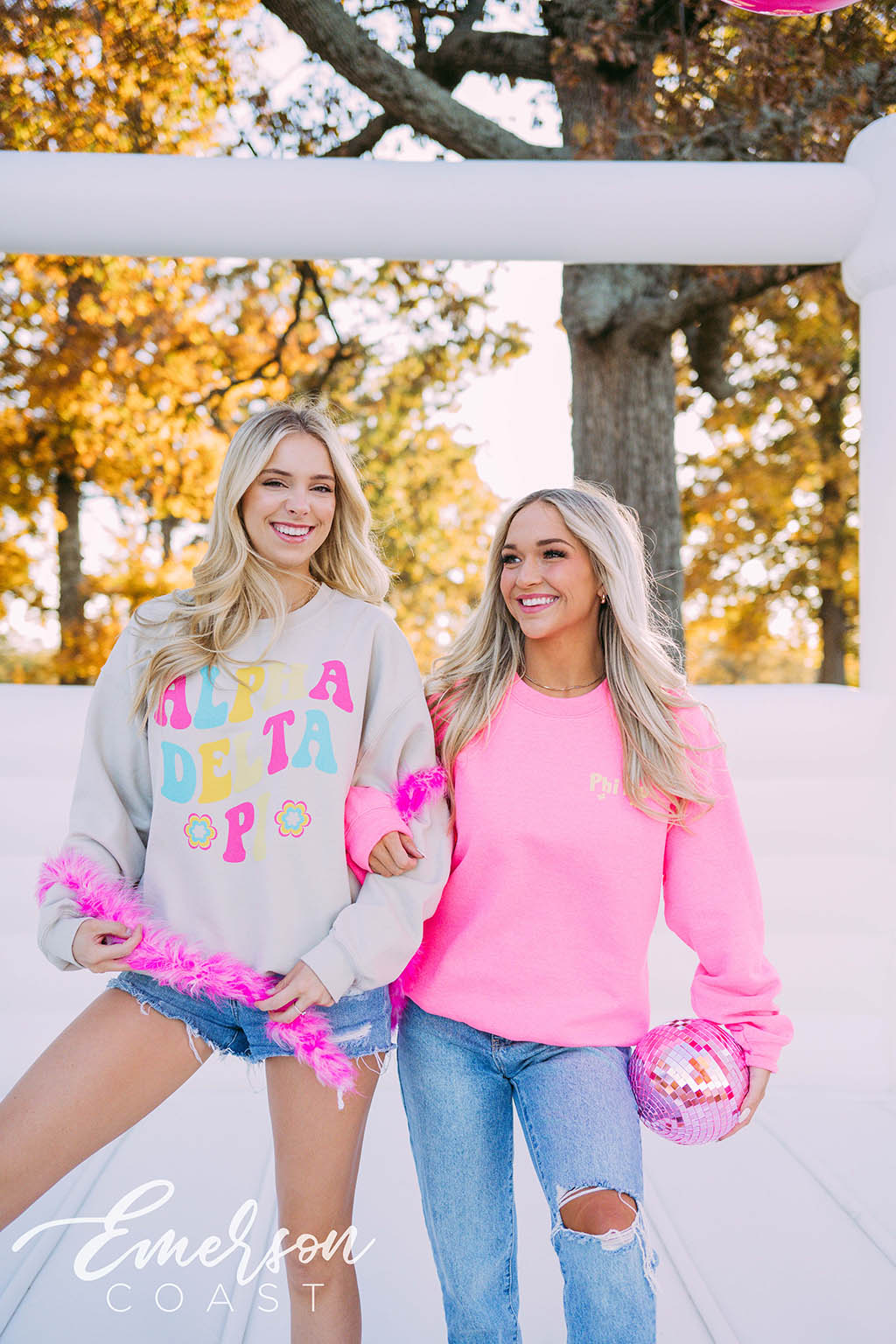 Alpha Delta Pi PR Colorful Crewneck