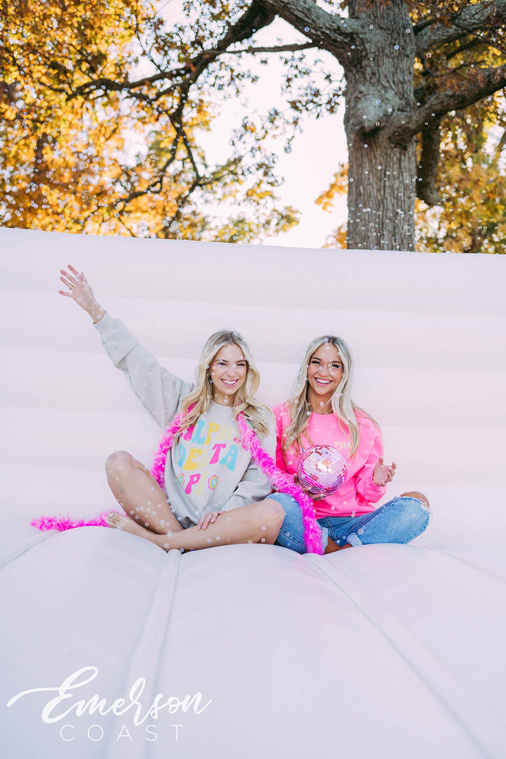 Alpha Delta Pi PR Colorful Crewneck