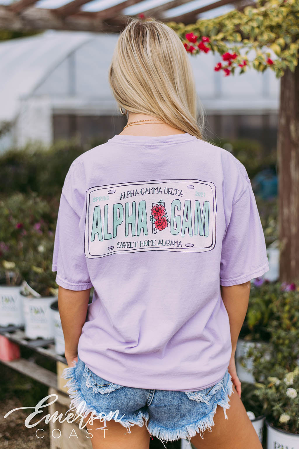 Alpha Gam Sweet Home Alabama Tee