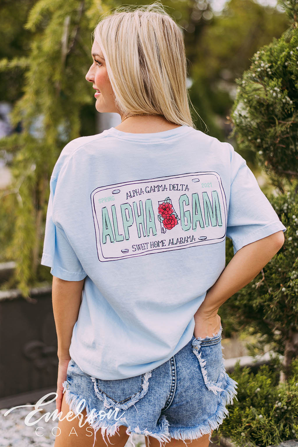 Alpha Gam Sweet Home Alabama Tee
