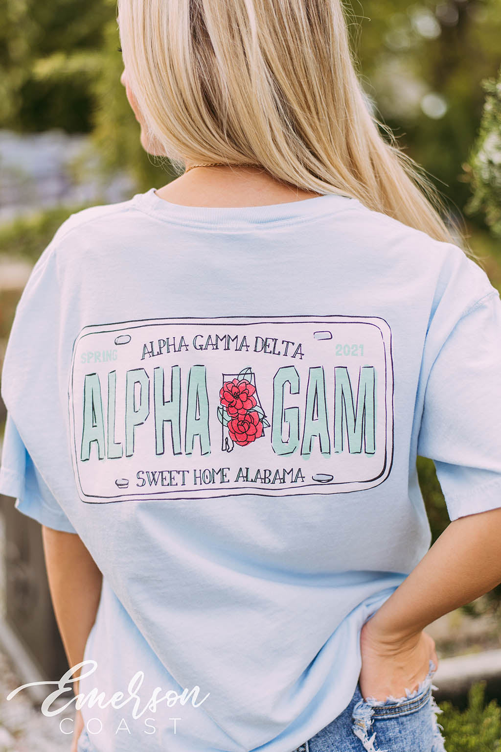 Alpha Gam Sweet Home Alabama Tee
