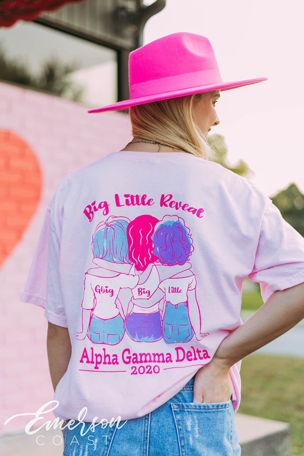 Alpha Gam Big Little Reveal Tee