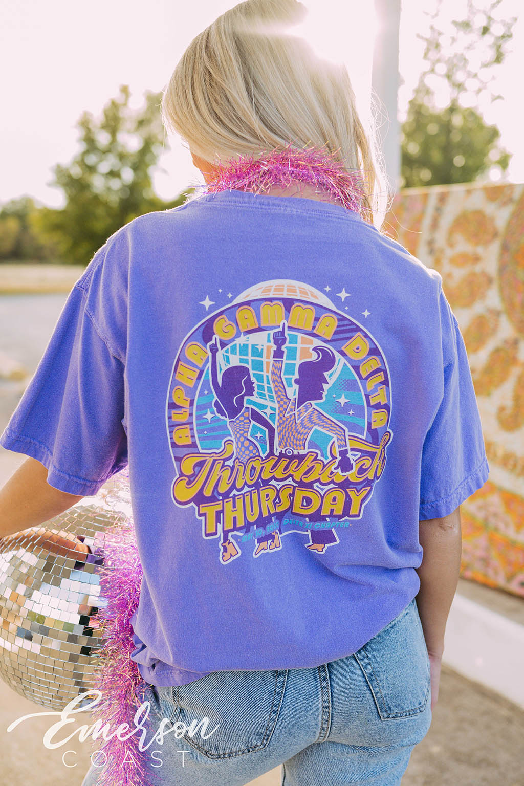 Alpha Gamma Delta Social Throwback Thursday Tee