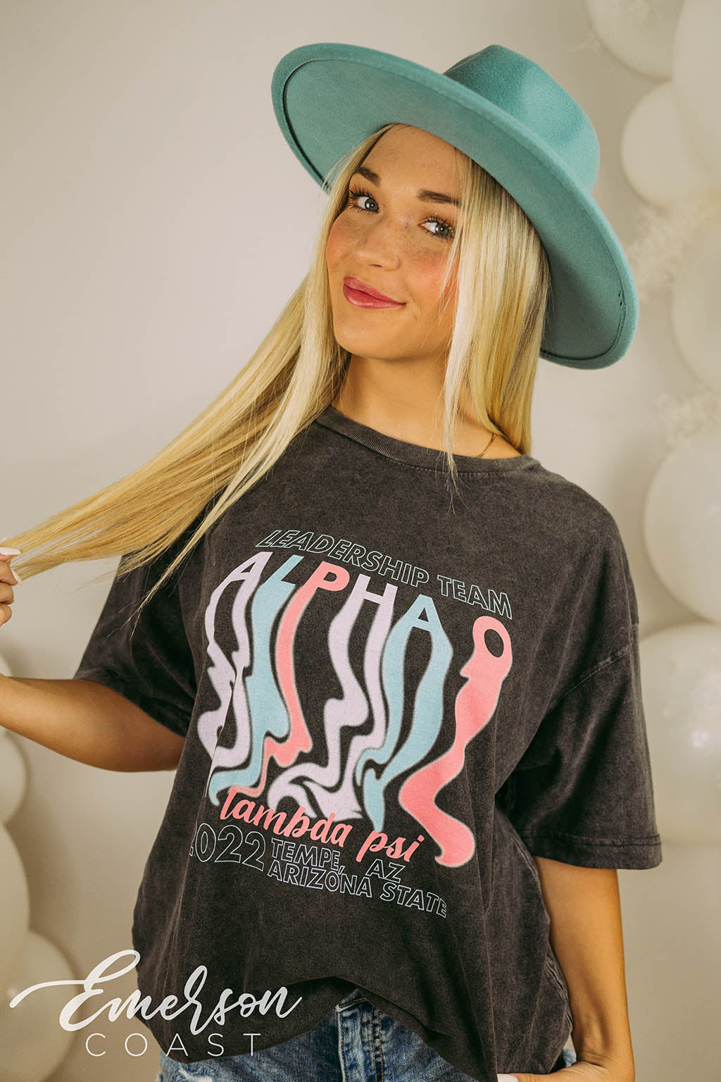 Alpha O Leadership Mineral Wash Tee