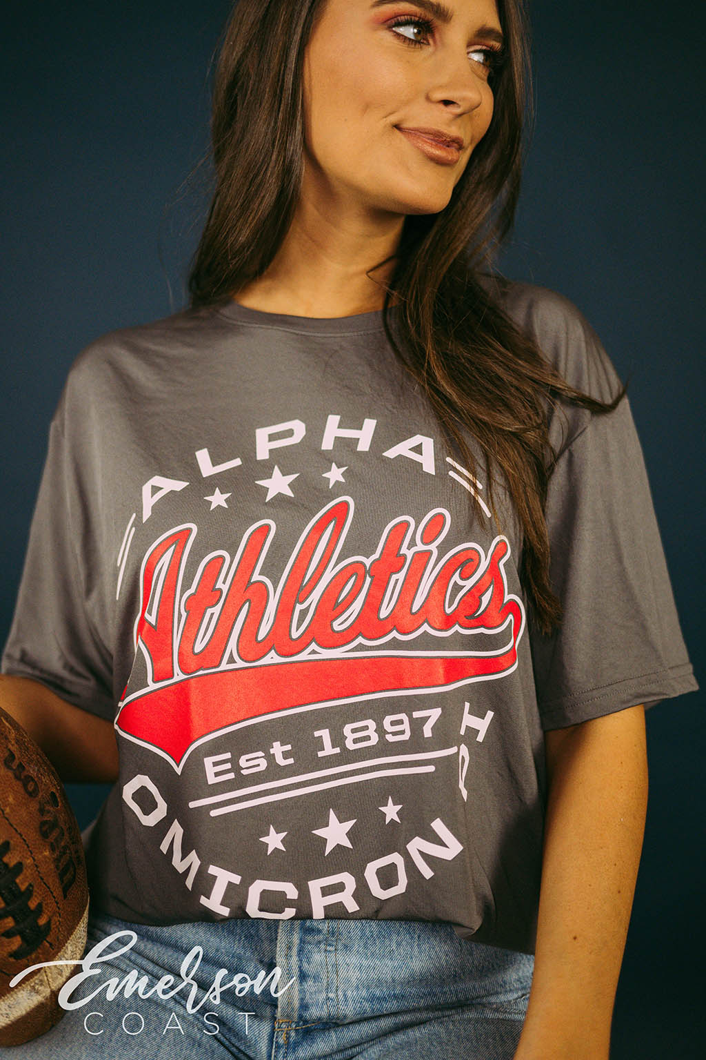 Alpha Omicron Pi Athletics Jersey Tee