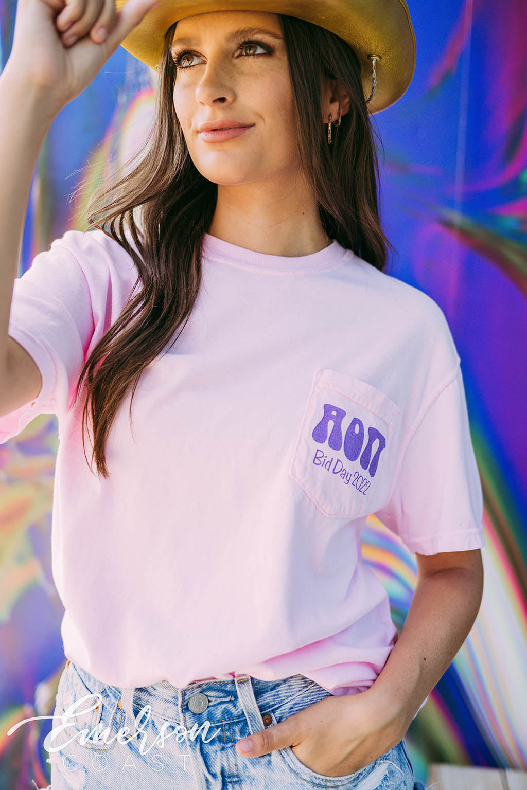 Alpha Omicron Pi Bid Day Comic Tee
