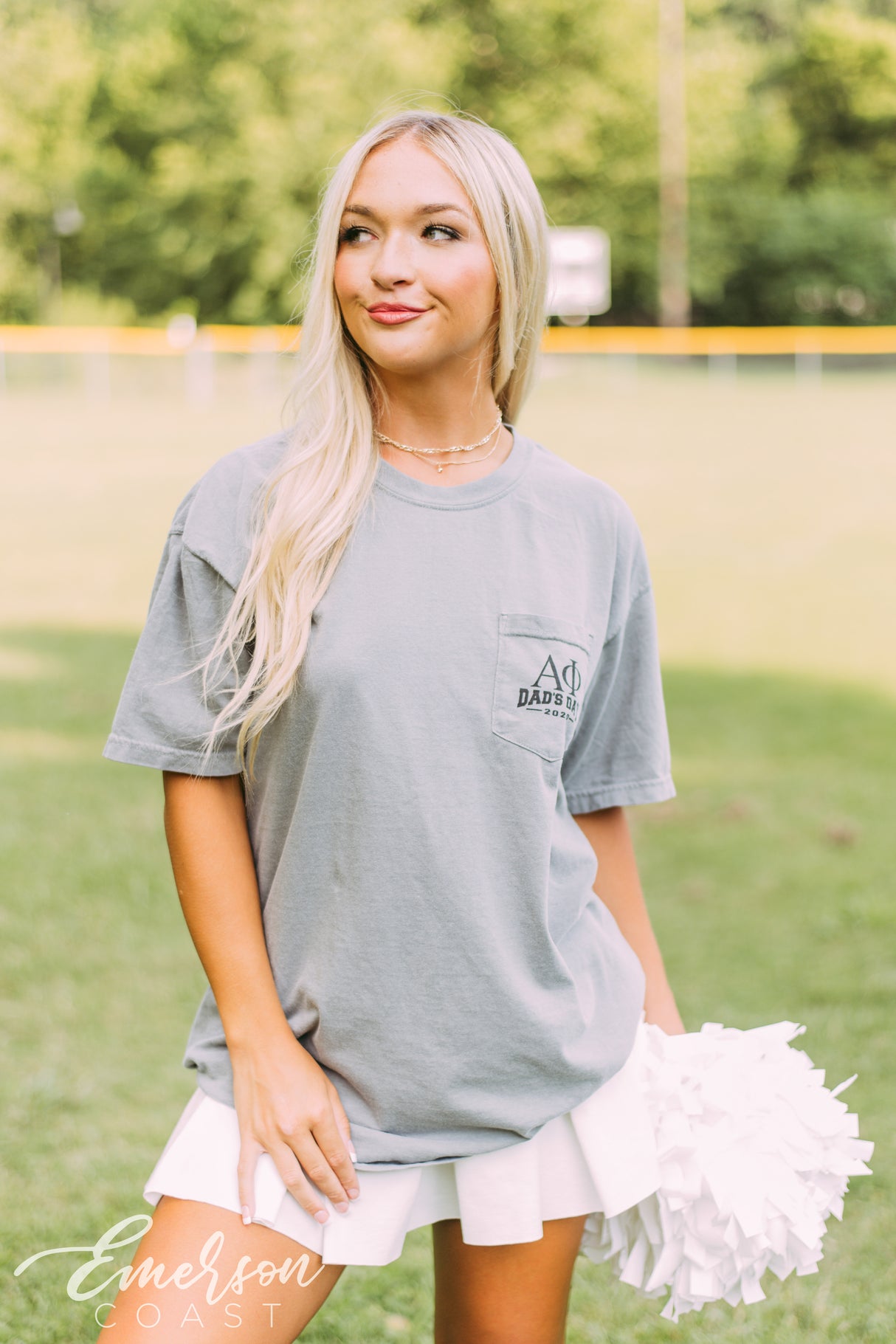 Alpha Phi Dads Day Stadium Tee