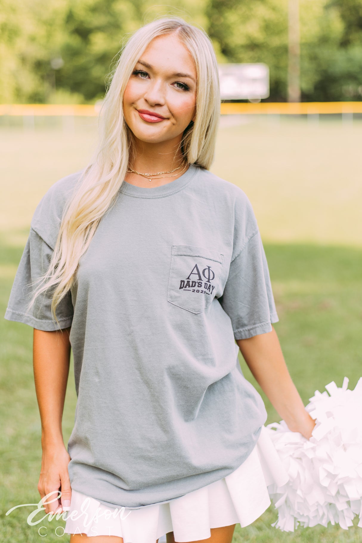 Alpha Phi Dads Day Stadium Tee
