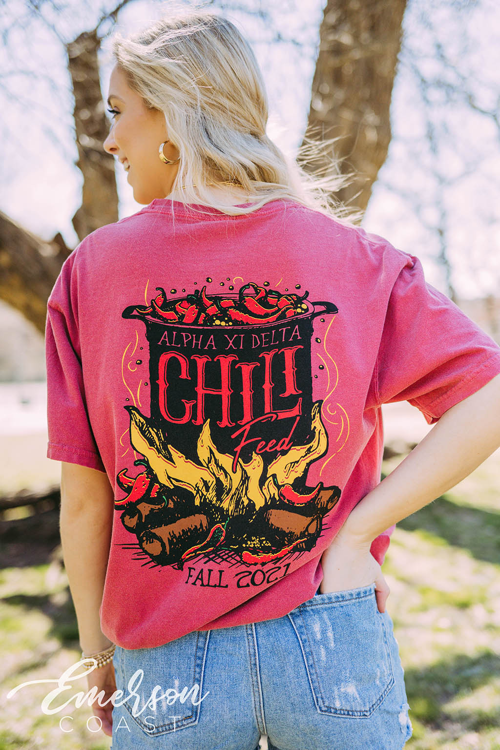 Alpha Xi Delta Chili Feed Tee