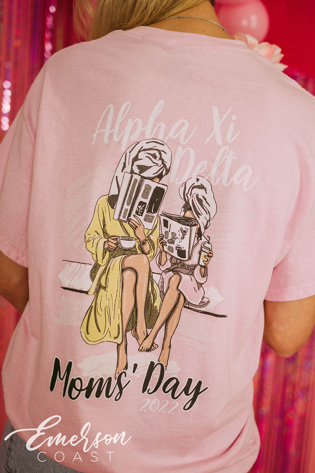Alpha Xi Delta Spa Day Mom's Day Tee