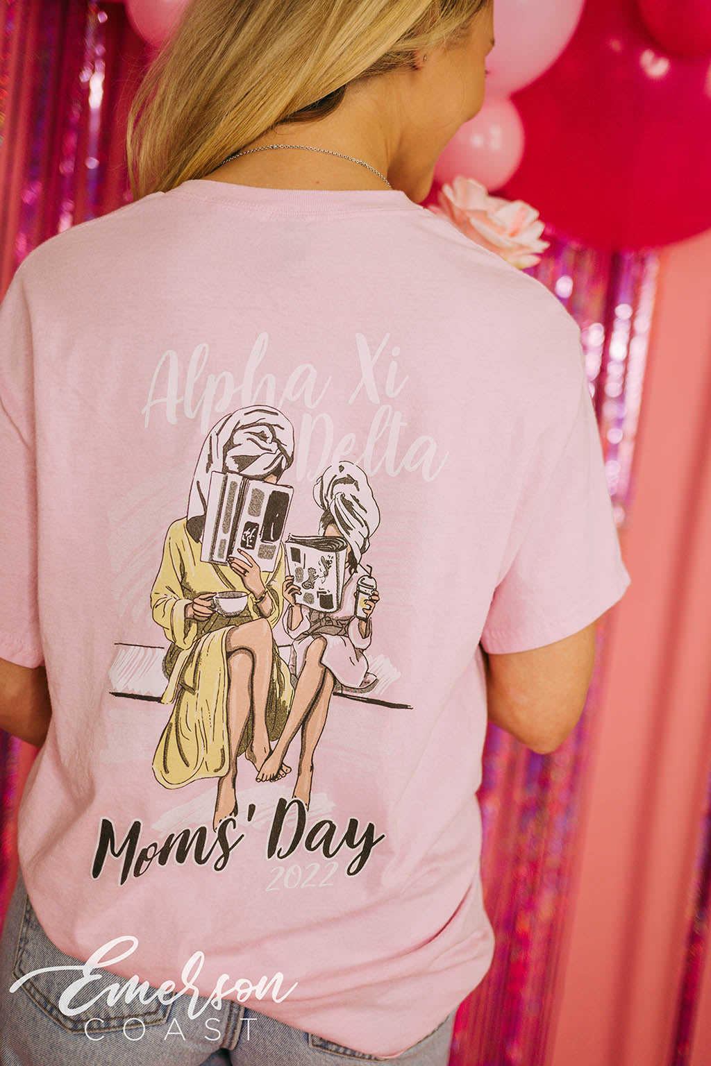 Alpha Xi Delta Spa Day Mom's Day Tee