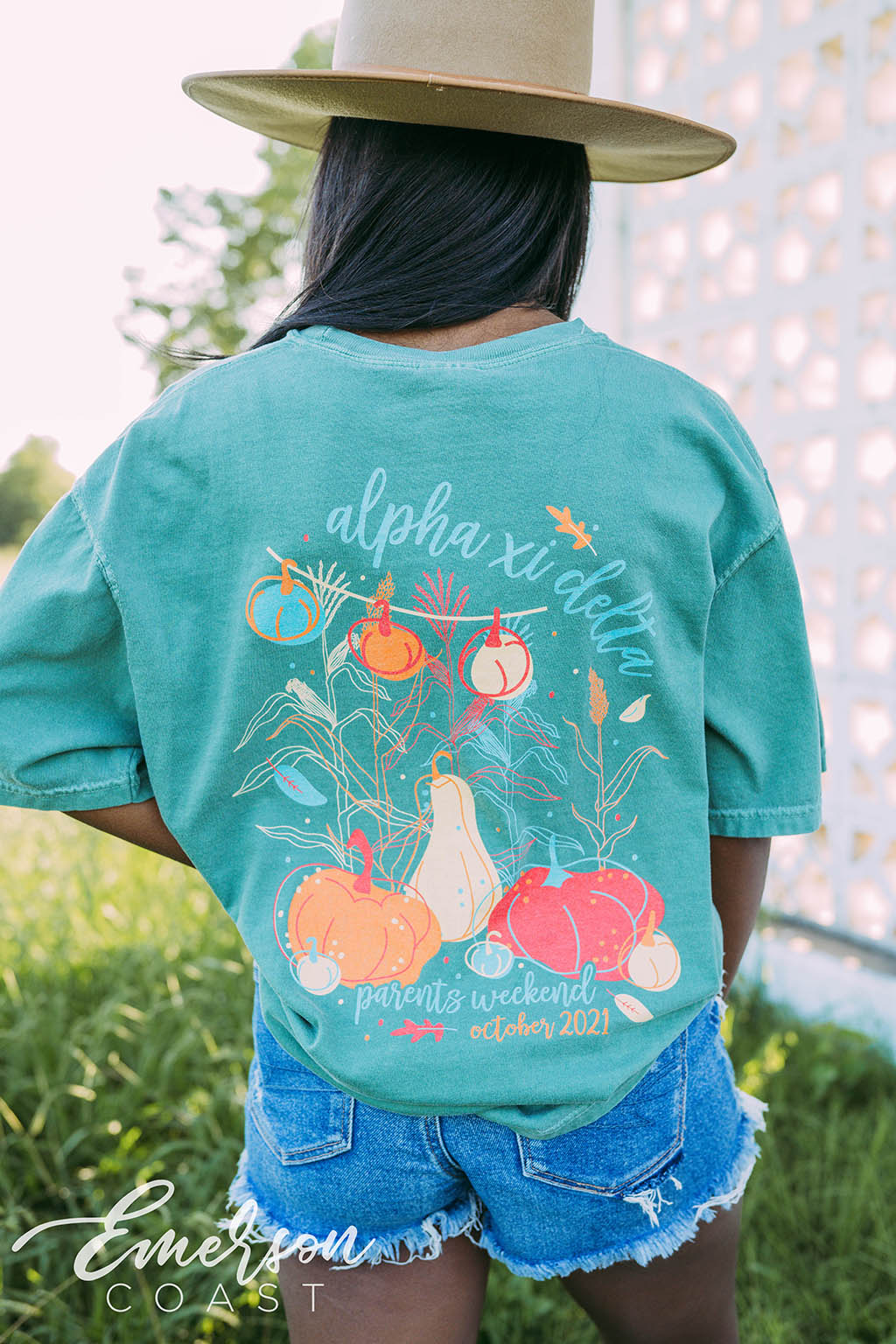 Alpha Xi Delta Parents Weekend Pumpkins Tee