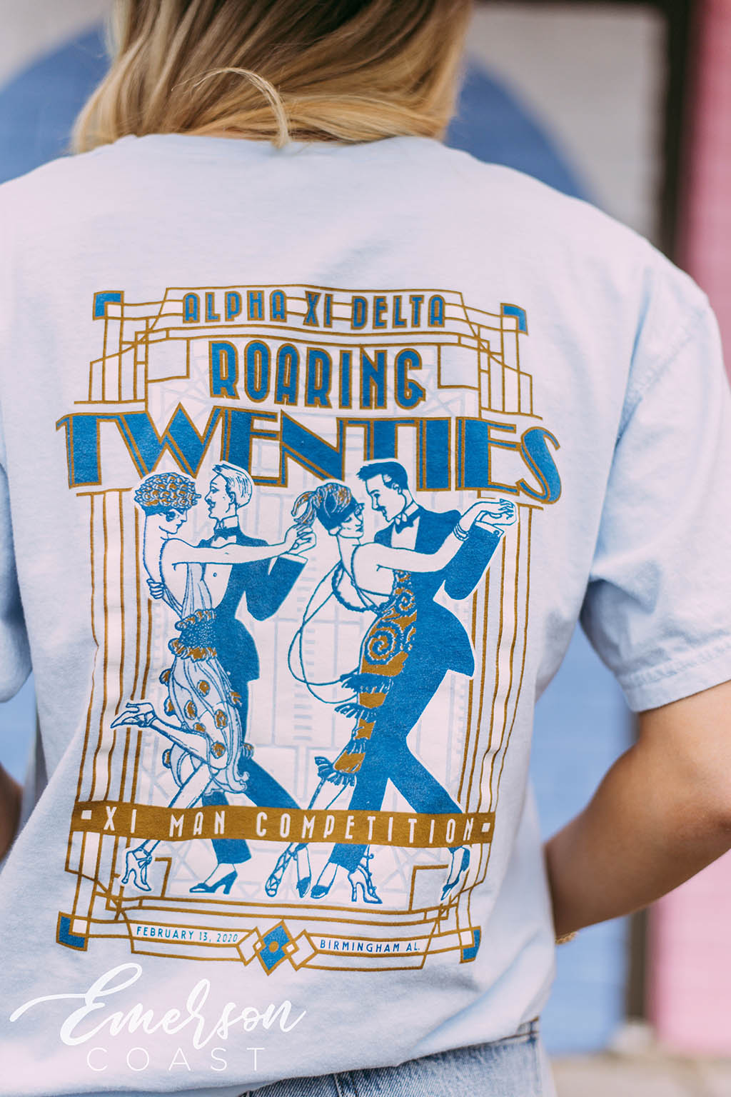 Alpha Xi Delta Roaring Twenties Date Party Tee