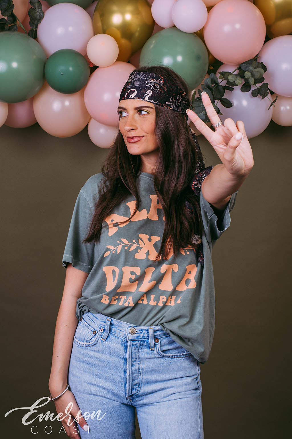 Alpha Xi Delta Boho Recruitment T-shirt