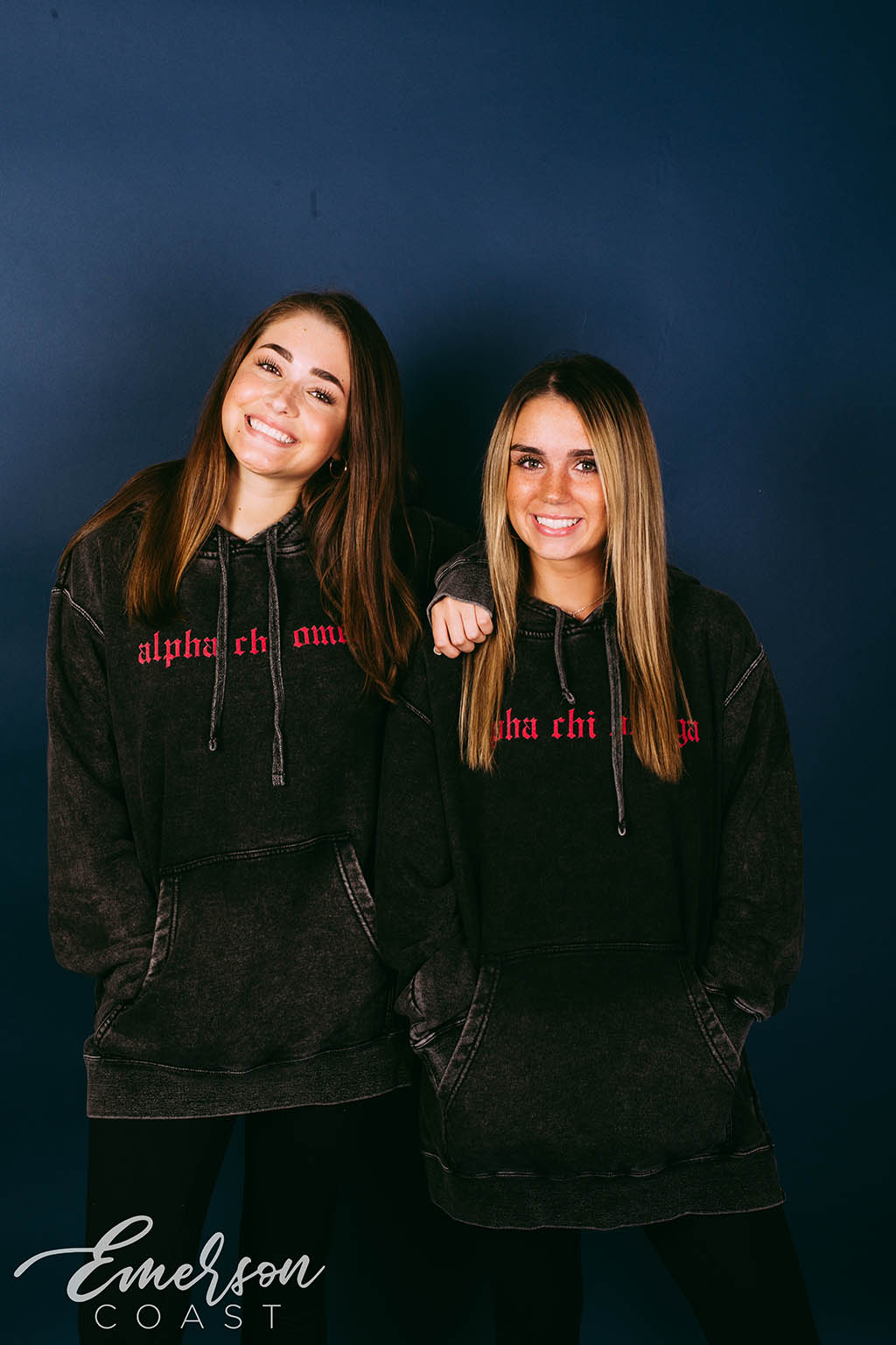 Alpha Chi Omega Distressed PR Hoodie