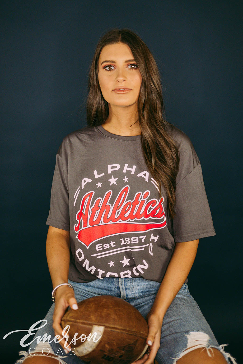 Alpha Omicron Pi Athletics Jersey Tee
