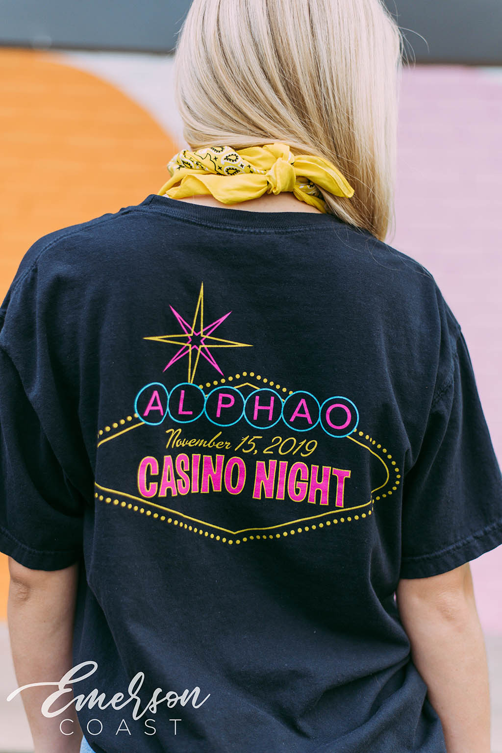 Alpha Omicron Pi Casino Night Tee