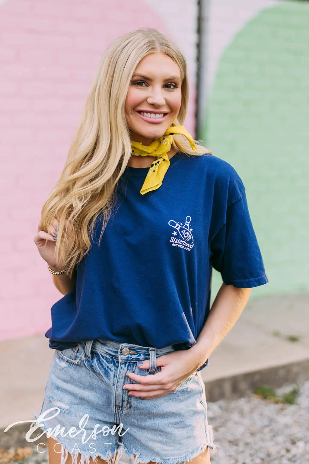 Alpha Omicron Pi Let The Good Times Roll Tee