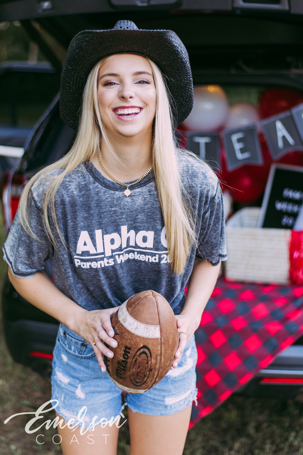 Alpha O Parents Weekend Acid Wash Tee
