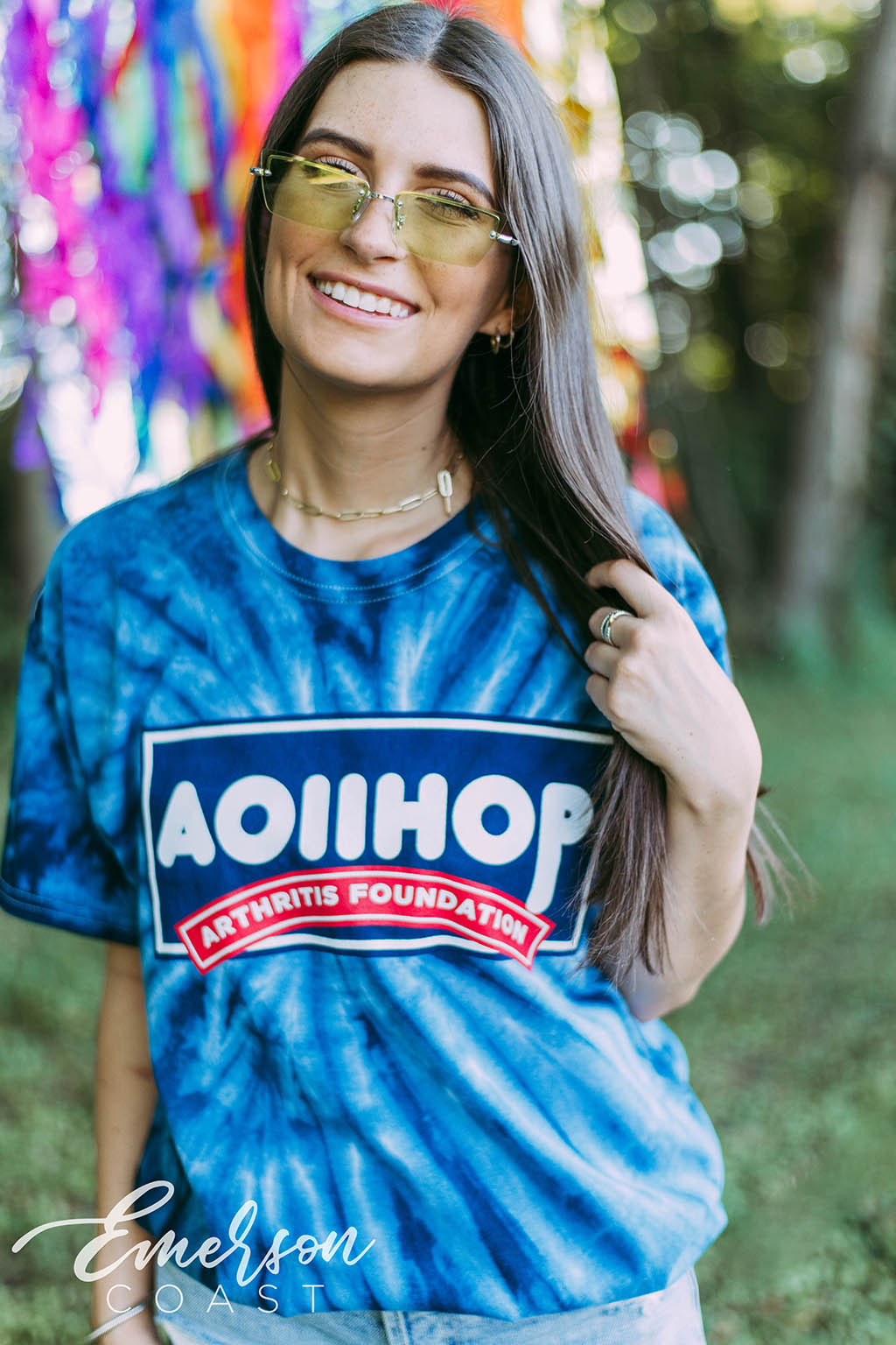 AOII Philanthropy Tie Dye Tee
