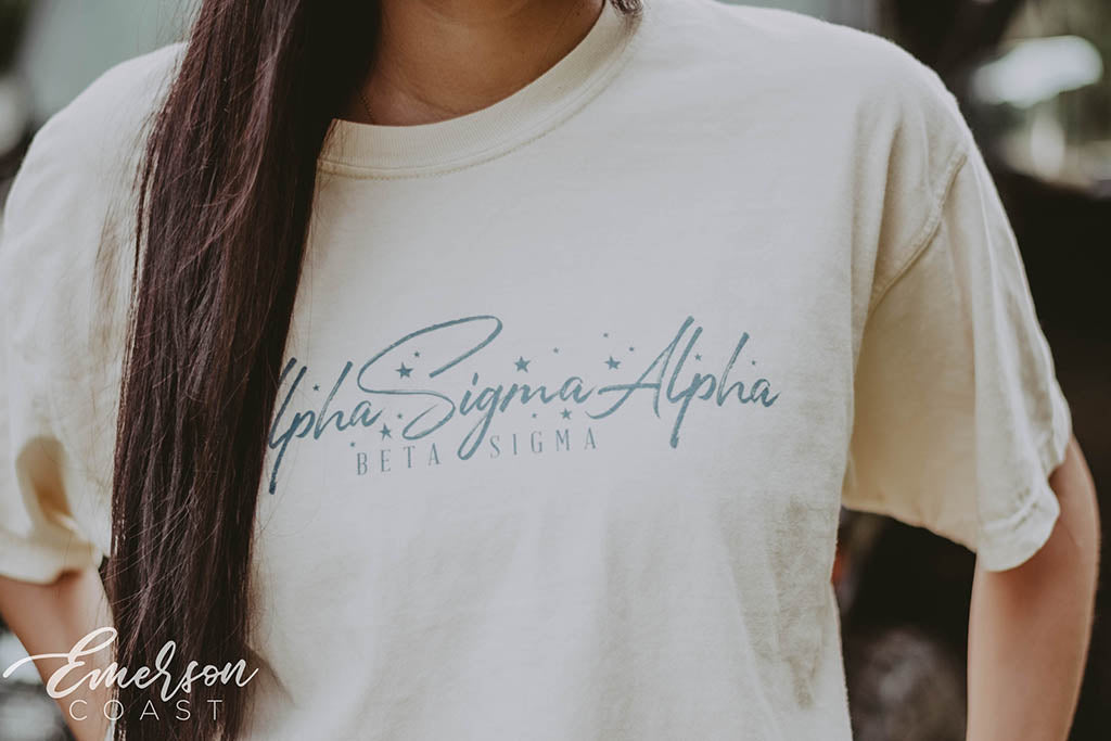 Alpha Sigma Alpha Under the Stars Formal Tshirt