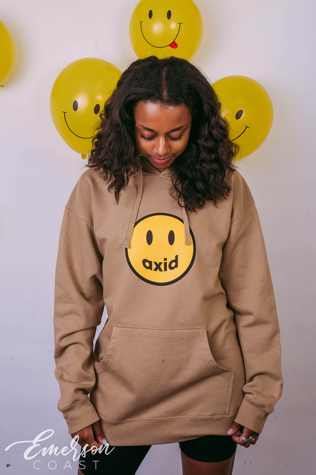 Alpha Xi Delta Smiley Face Hoodie