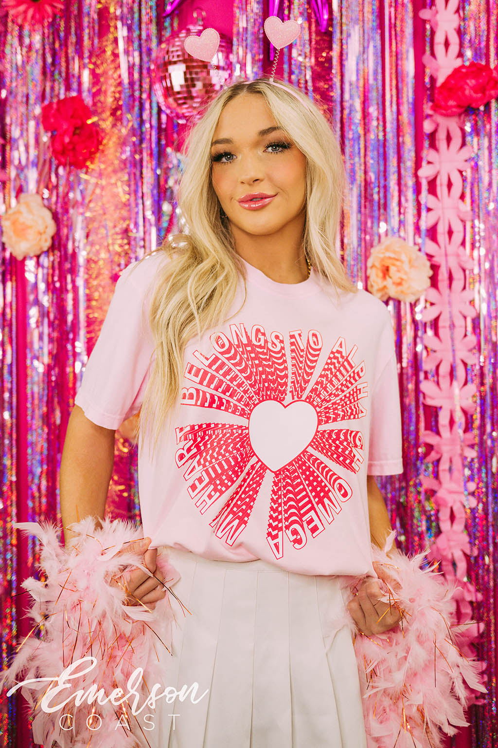 Alpha Chi Omega Bid Day My Heart Belongs To AXO Tee