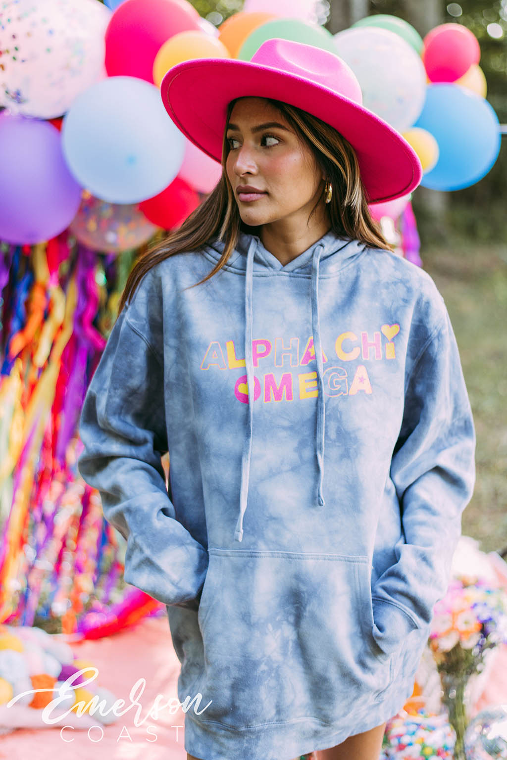 Alpha Chi Omega Silver Linings Hoodie