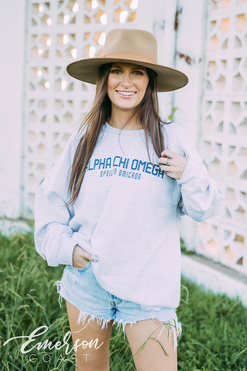 Alpha Chi Omega PR Simple Crewneck