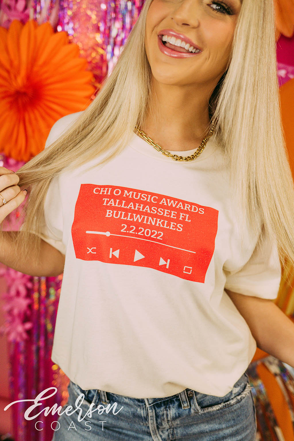 Chi Omega Function Music Awards Tee