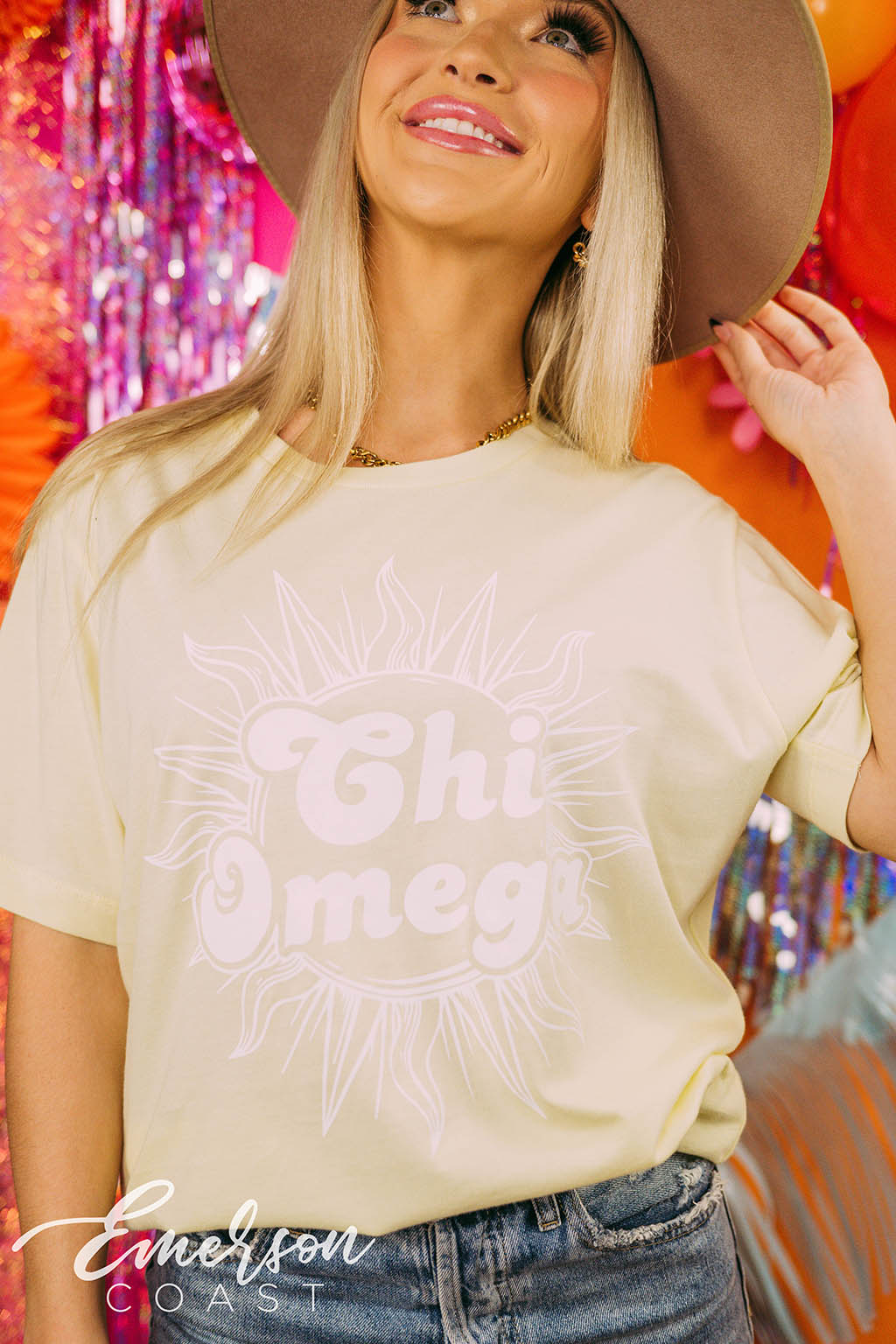 Chi Omega PR Sunshine Tee