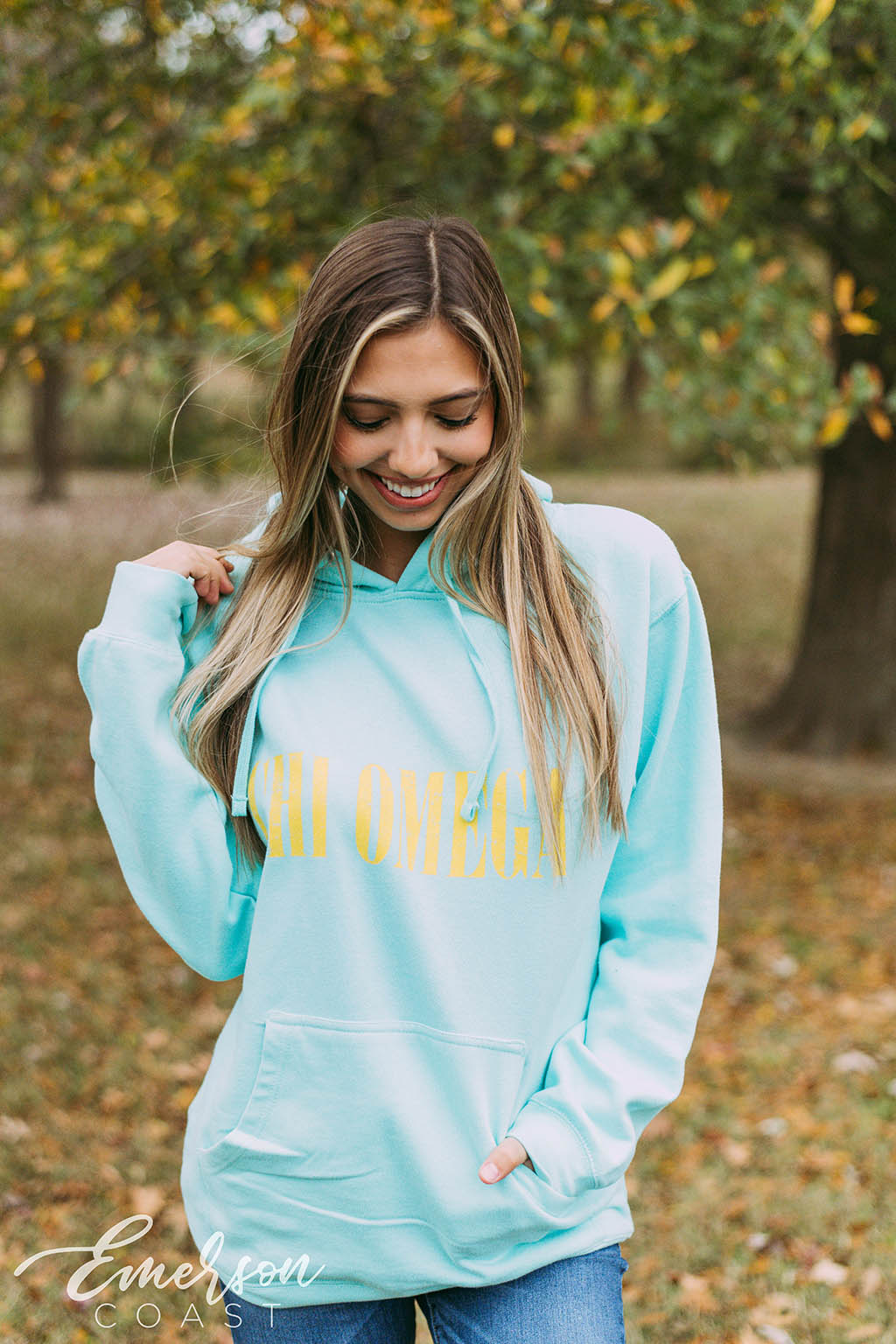 Chi Omega Bright PR Hoodie